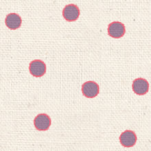 背景用壁紙　ナチュラルな綿生地　ピンク×紫色ドット