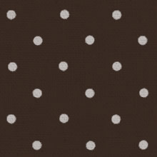 水玉模様の模様の壁紙／チョコレート色×白