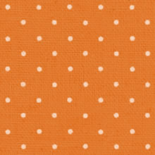 小さめの水玉模様の模様の壁紙／オレンジ色×白