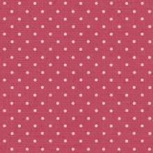 小さめの水玉模様の模様の壁紙／ピンク×白
