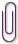 中くらいのクリップのアイコン 紫