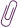 小さいクリップのアイコン 紫