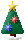 クリスマスツリーのアイコン